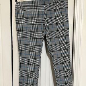 Whitney High-Waist Ankle Pull-On Pants